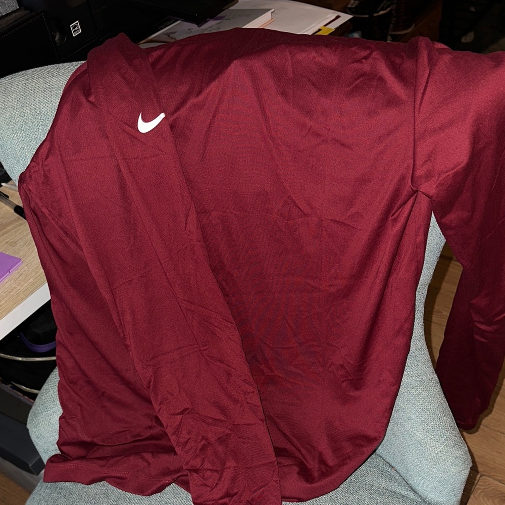 Commanders Maroon Long Sleeve Tee - Picture 2 of 2